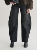 CALA high rise barrel-fit jeans