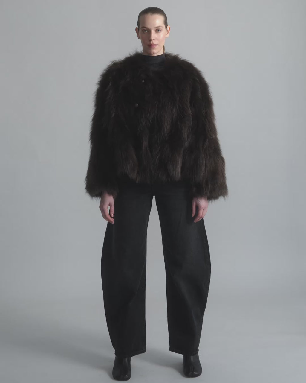 NALIA reversible fur coat