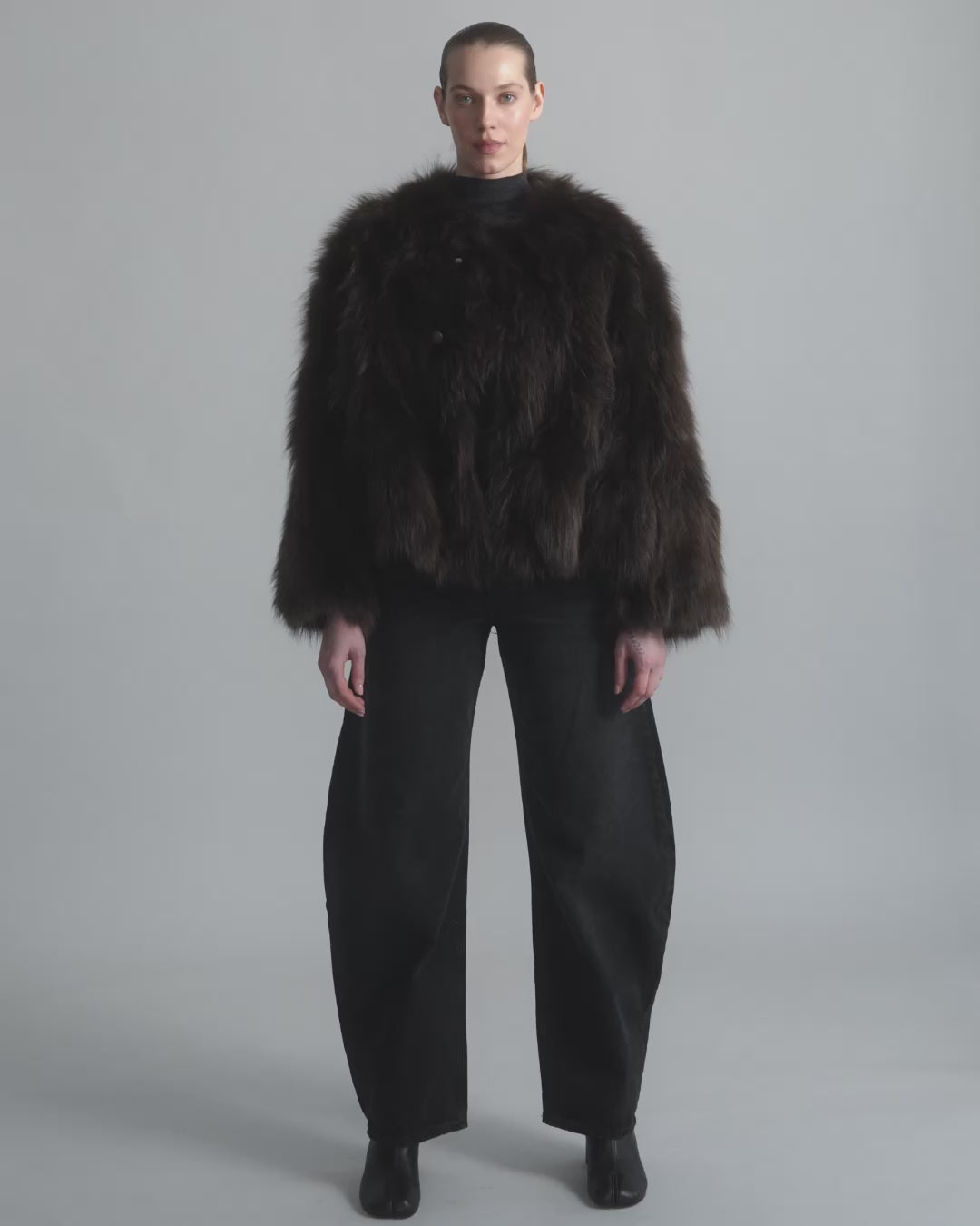 NALIA reversible fur coat